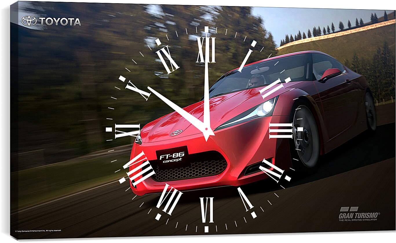 Часы картина - Gran Turismo 5
