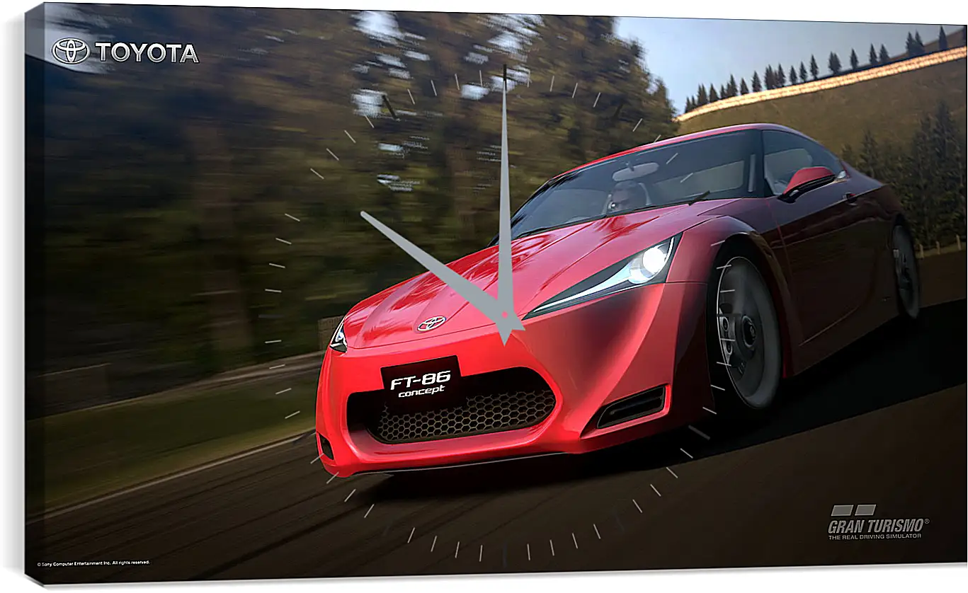 Часы картина - Gran Turismo 5
