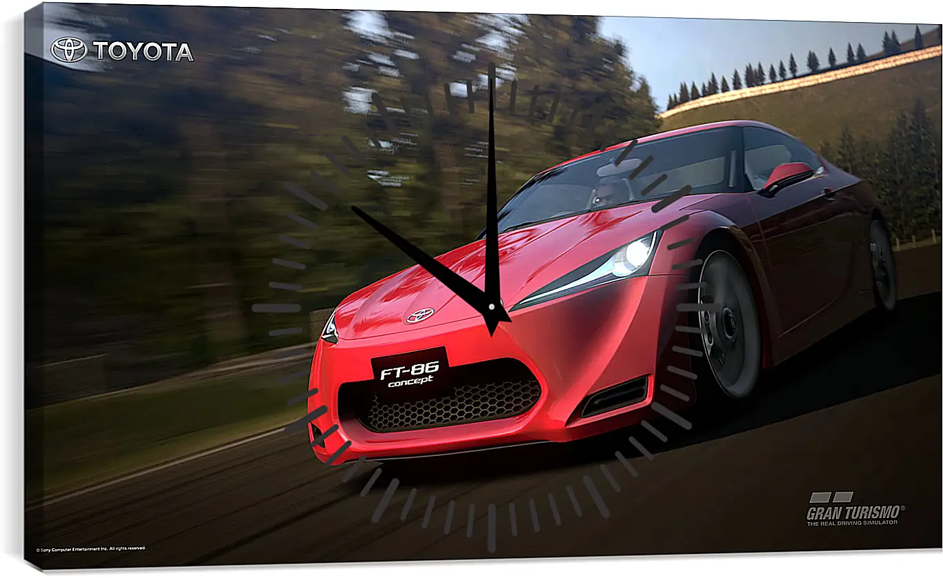 Часы картина - Gran Turismo 5
