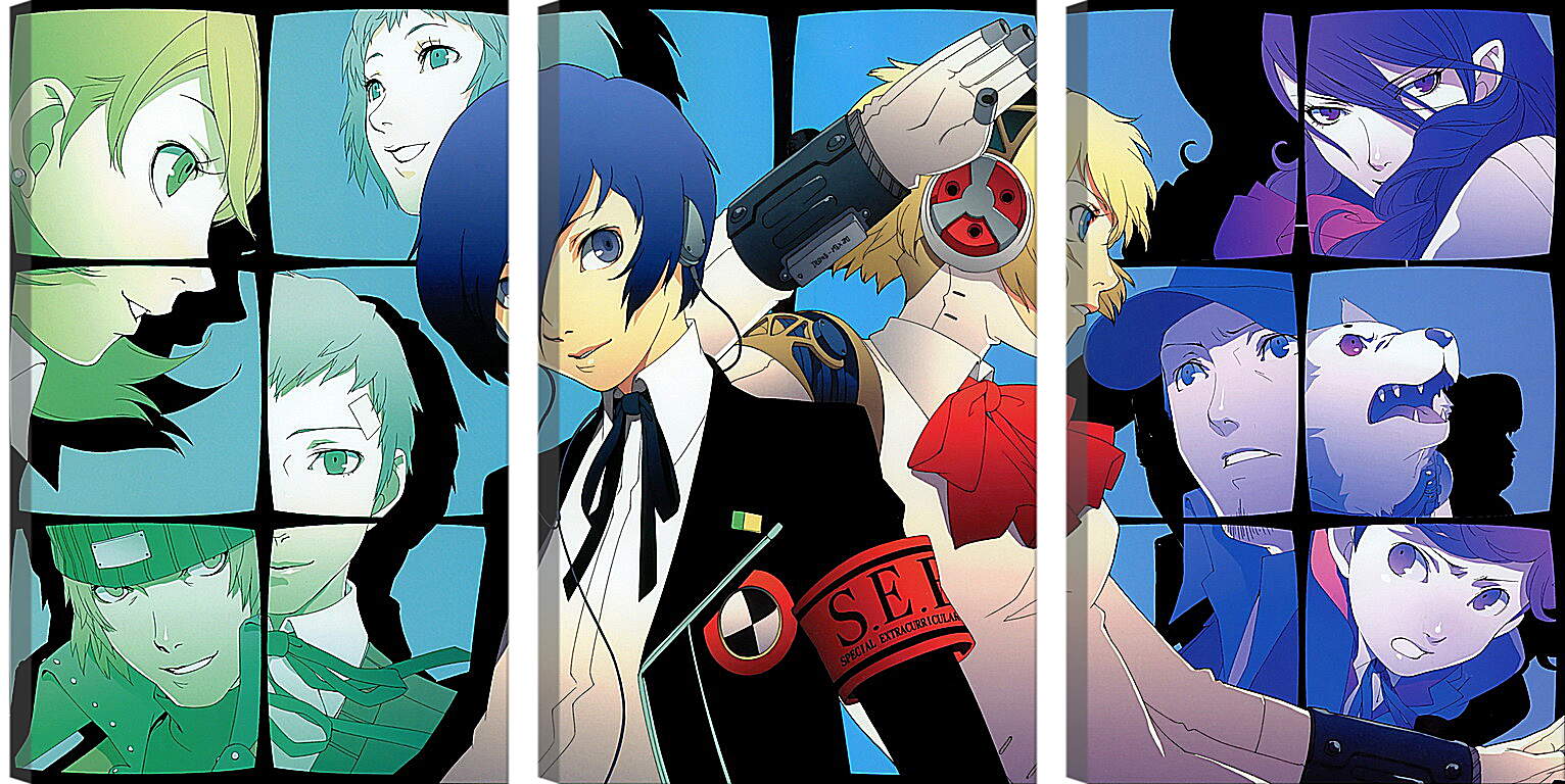 Модульная картина - Persona 3
