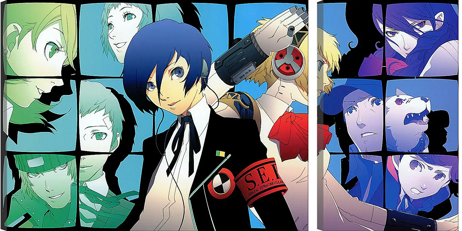 Модульная картина - Persona 3
