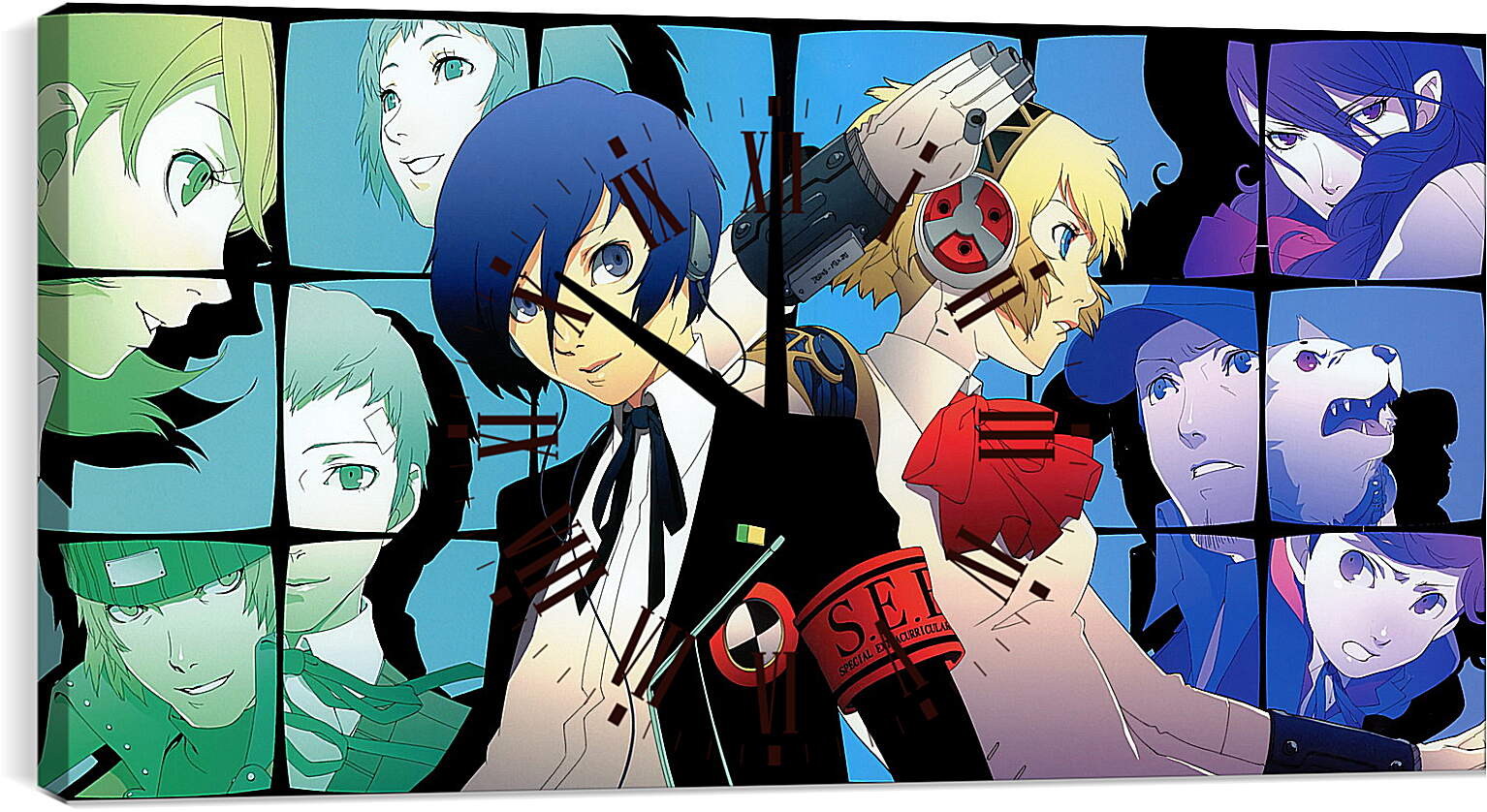 Часы картина - Persona 3
