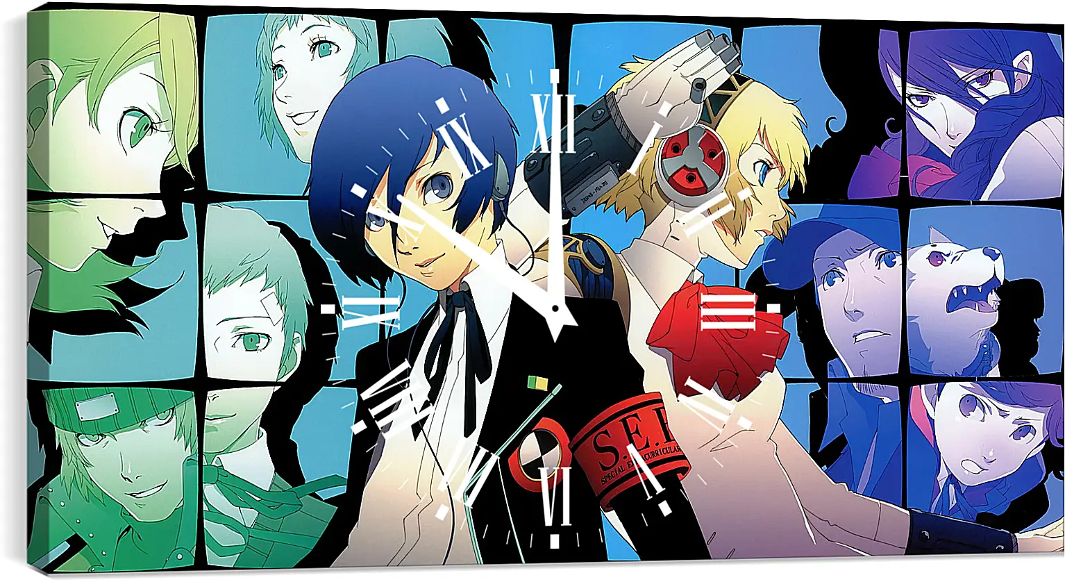 Часы картина - Persona 3
