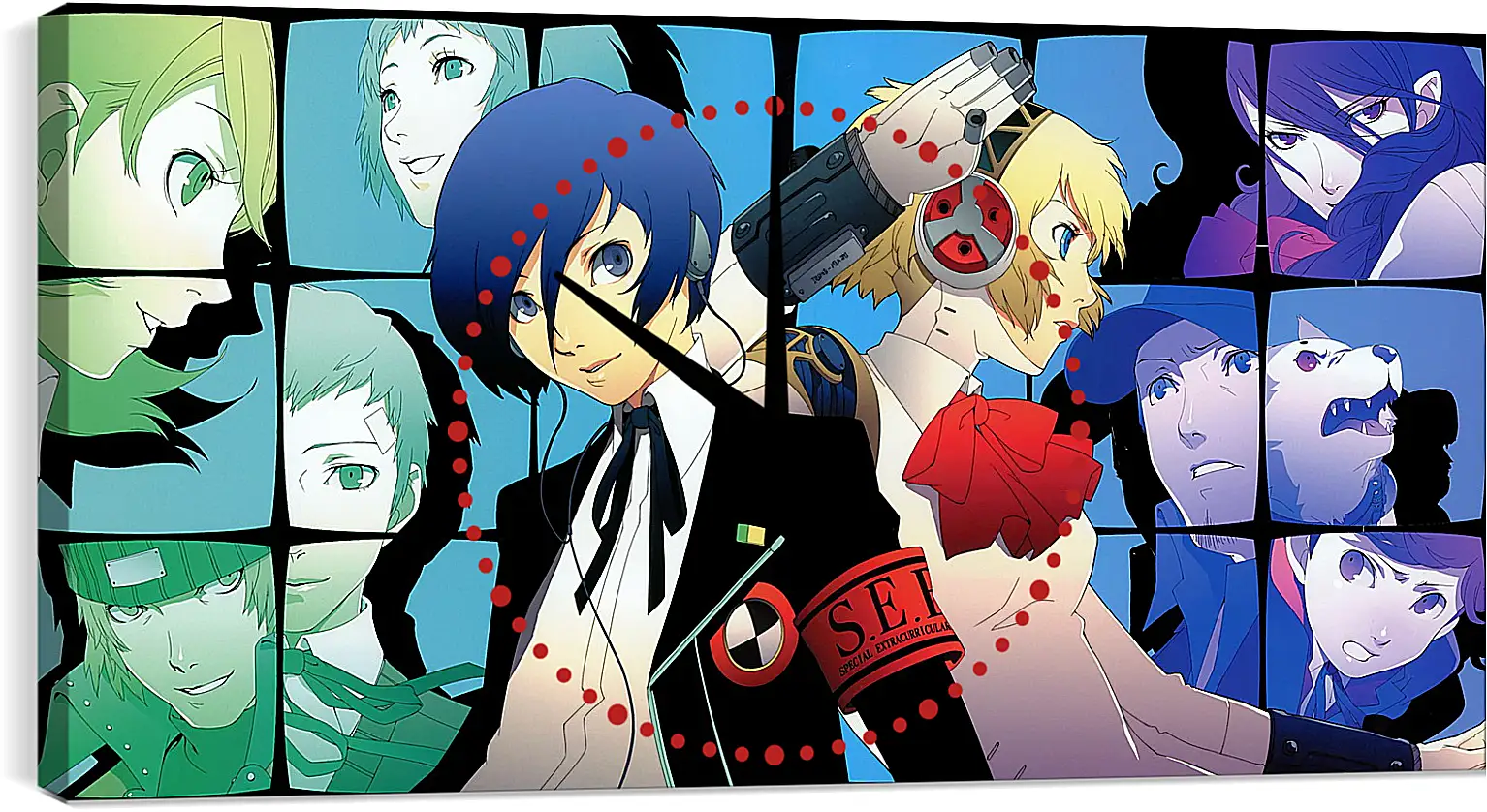 Часы картина - Persona 3
