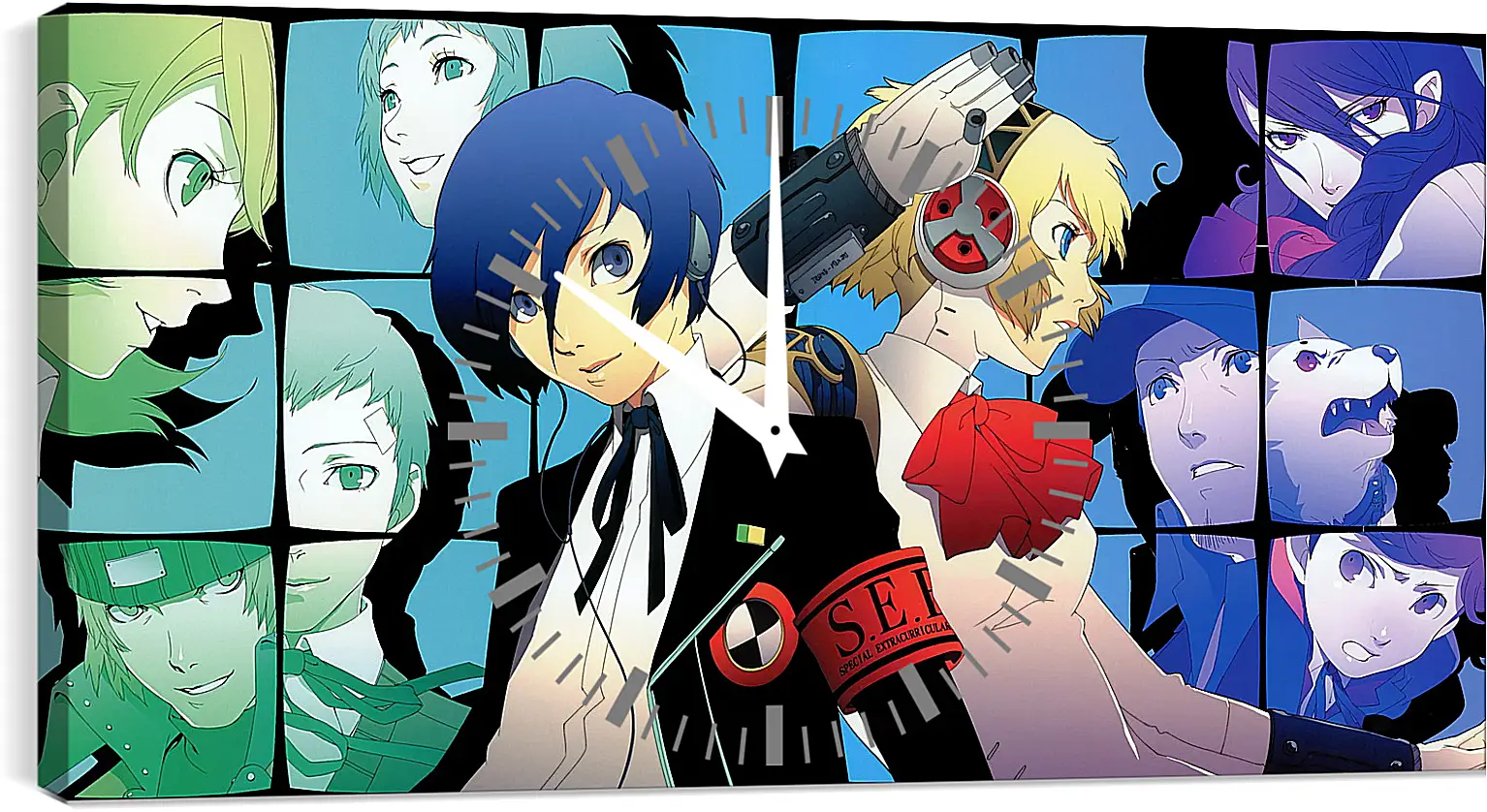 Часы картина - Persona 3
