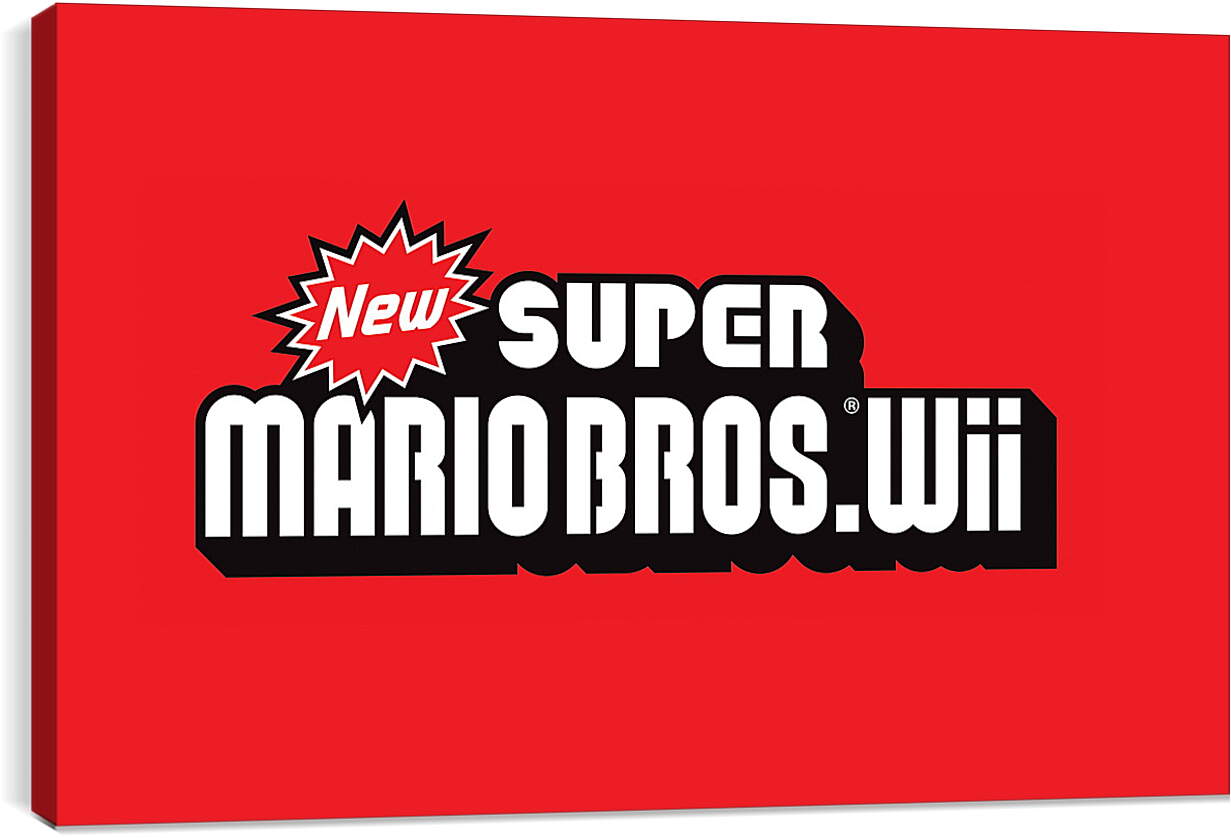 Постер и плакат - New Super Mario Bros. Wii
