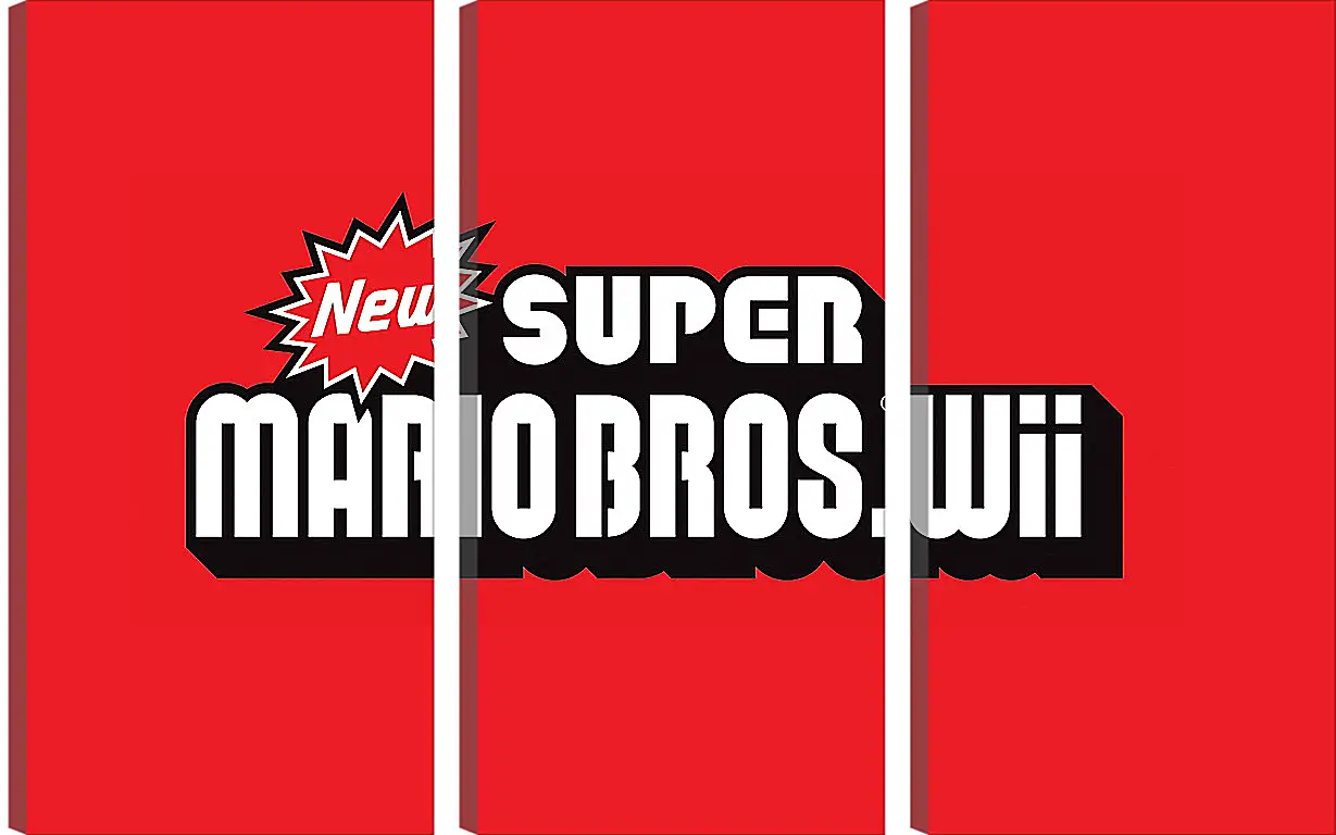 Модульная картина - New Super Mario Bros. Wii
