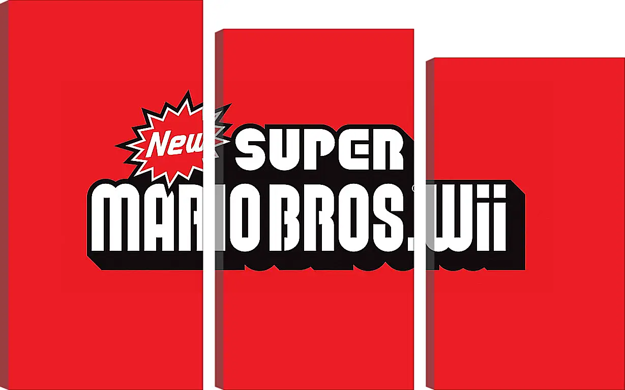 Модульная картина - New Super Mario Bros. Wii
