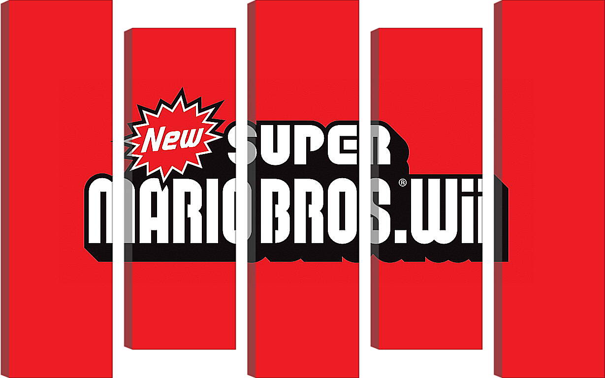 Модульная картина - New Super Mario Bros. Wii
