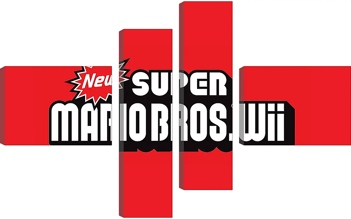 Модульная картина - New Super Mario Bros. Wii
