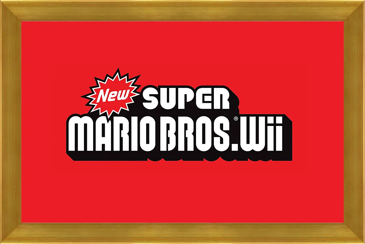 Картина в раме - New Super Mario Bros. Wii
