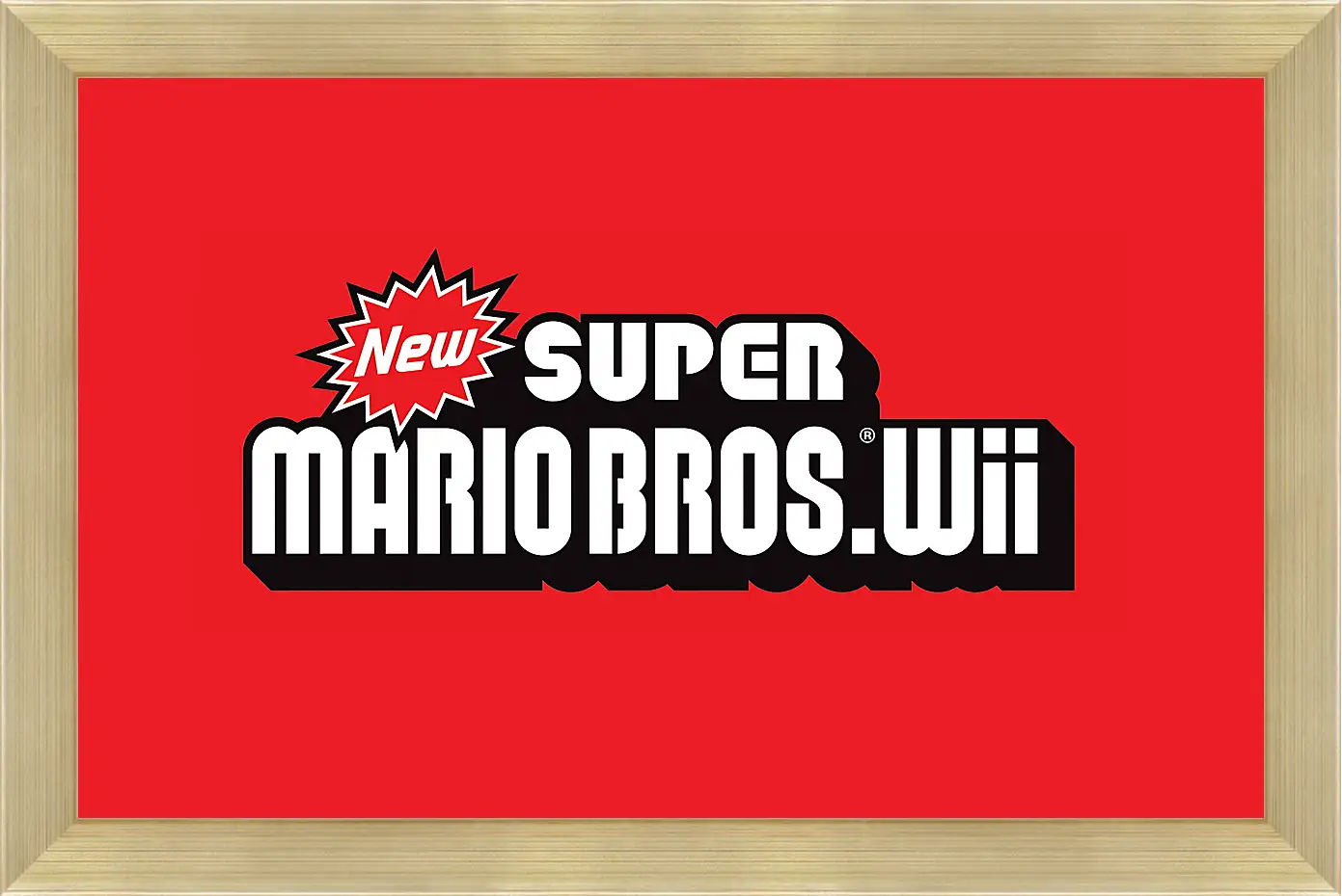 Картина в раме - New Super Mario Bros. Wii
