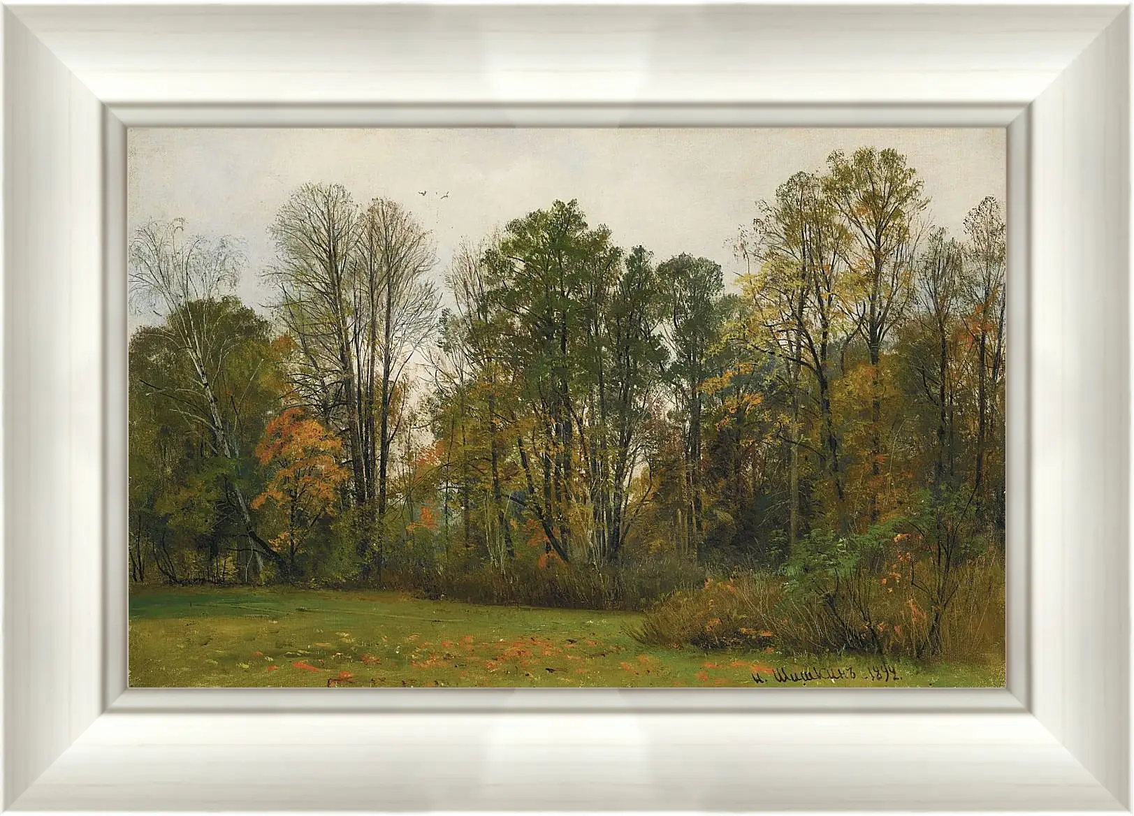 Картина в раме - Осень. Иван Шишкин