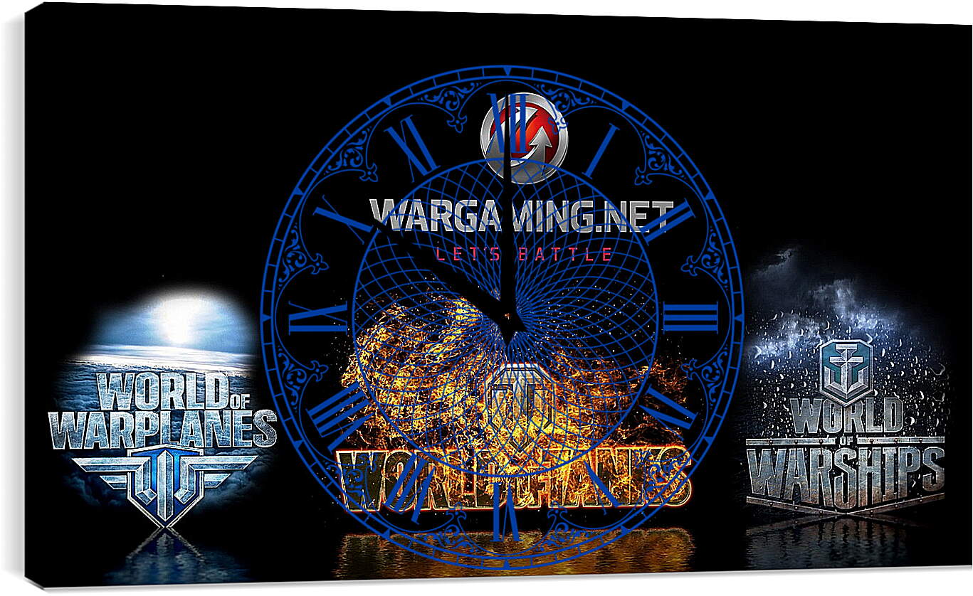 Часы картина - Wargaming.net
