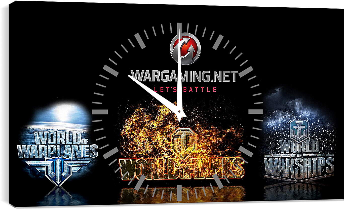 Часы картина - Wargaming.net
