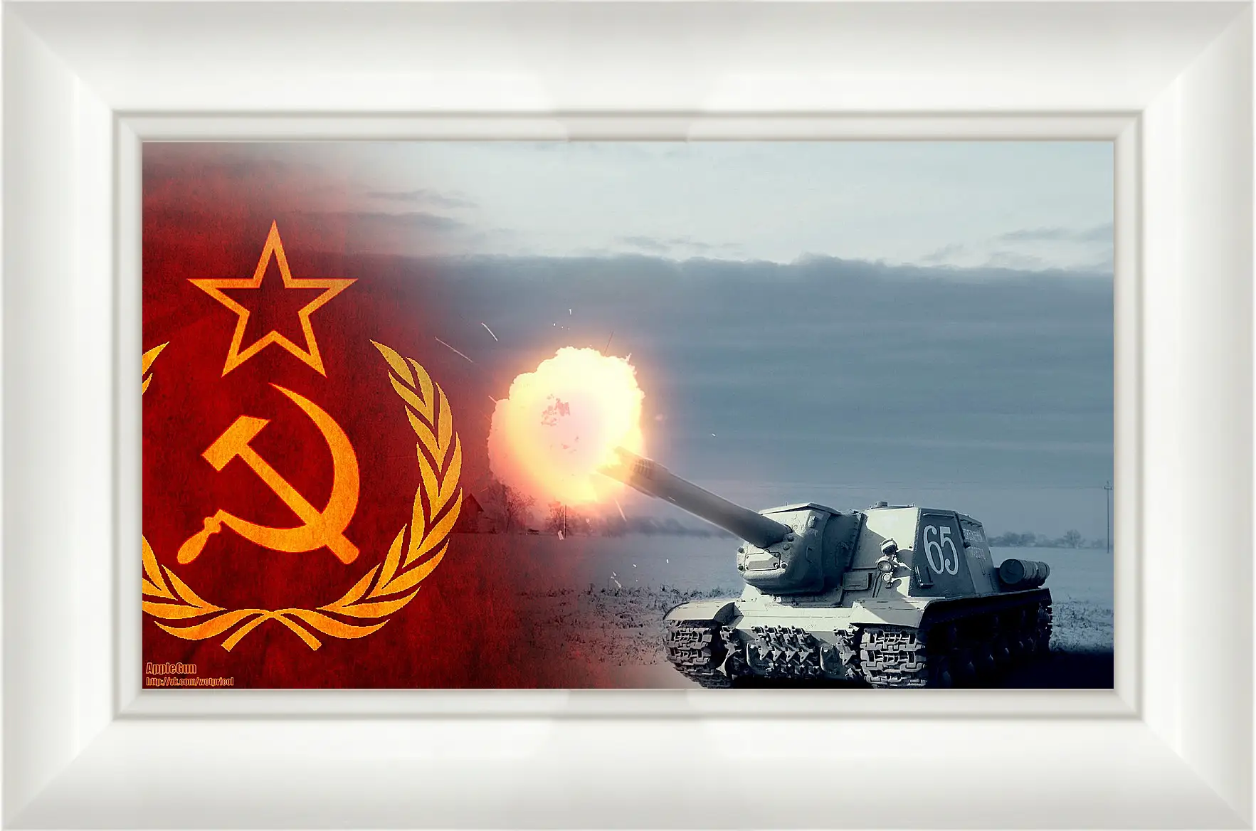 Картина в раме - World Of Tanks