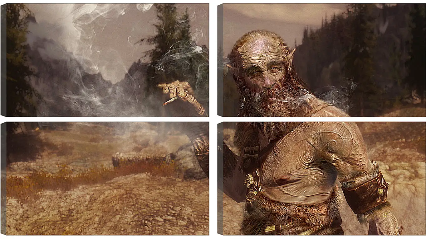 Модульная картина - The Elder Scrolls V: Skyrim

