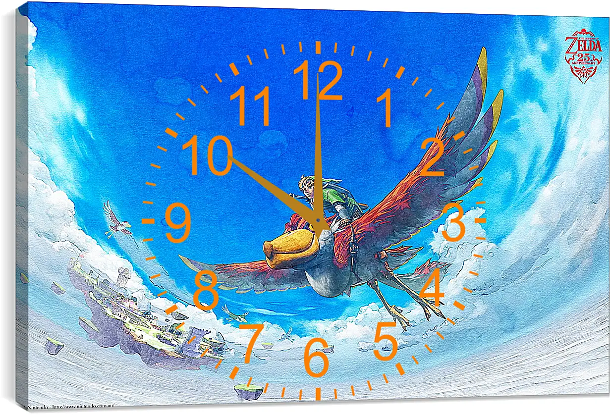 Часы картина - The Legend Of Zelda: Skyward Sword
