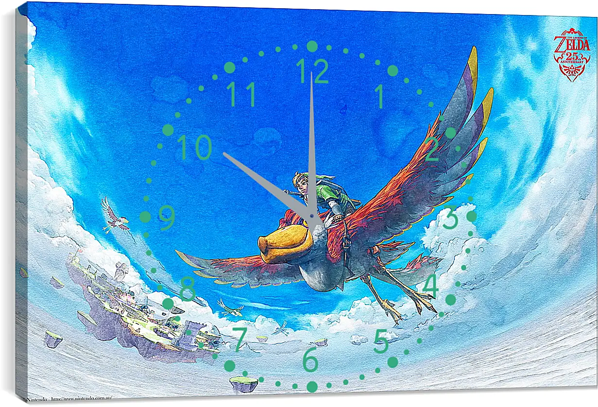 Часы картина - The Legend Of Zelda: Skyward Sword
