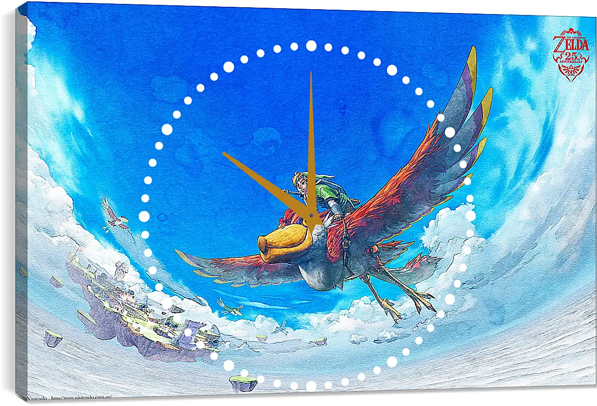 Часы картина - The Legend Of Zelda: Skyward Sword
