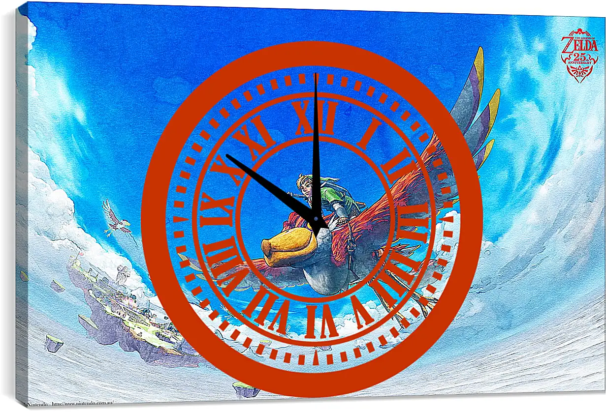 Часы картина - The Legend Of Zelda: Skyward Sword
