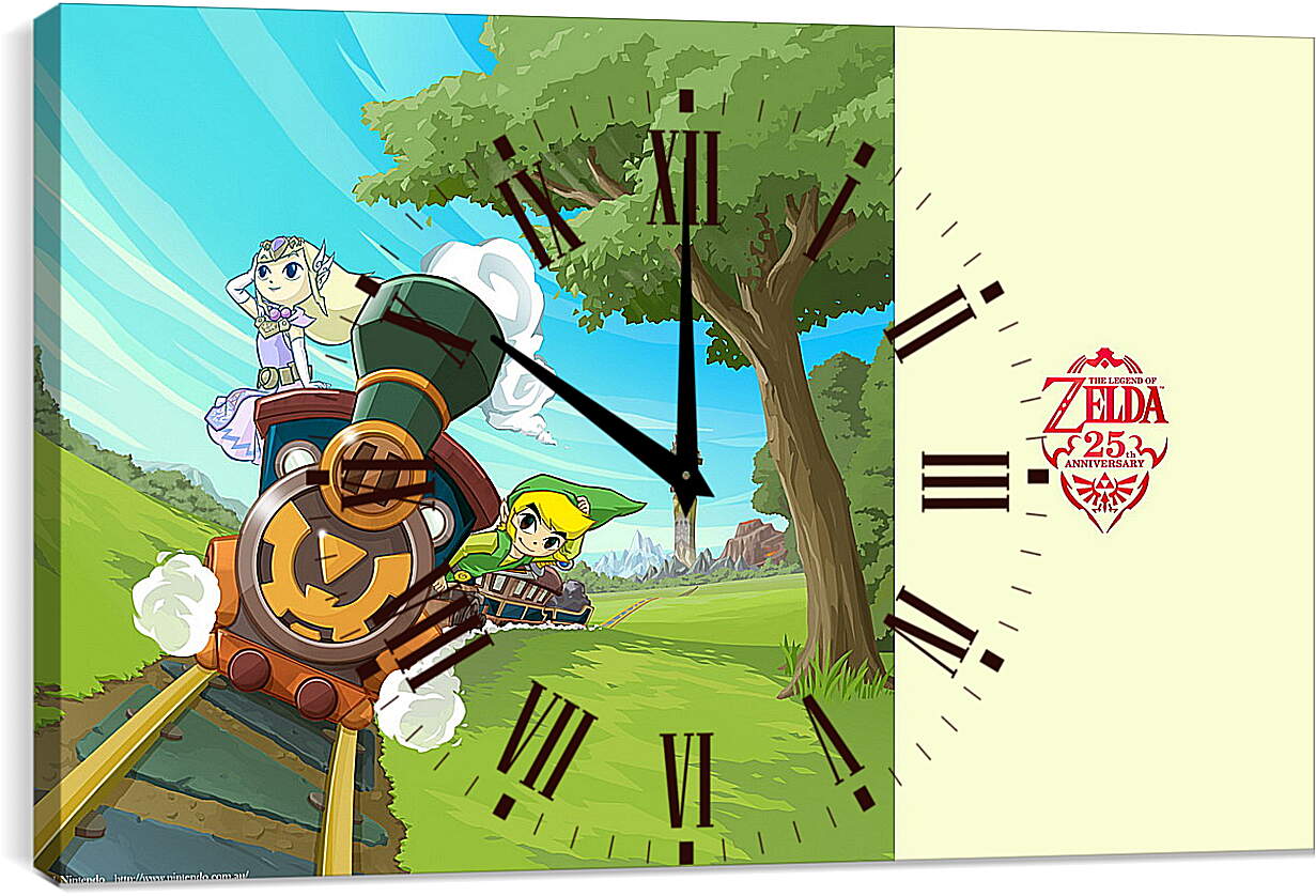 Часы картина - Zelda
