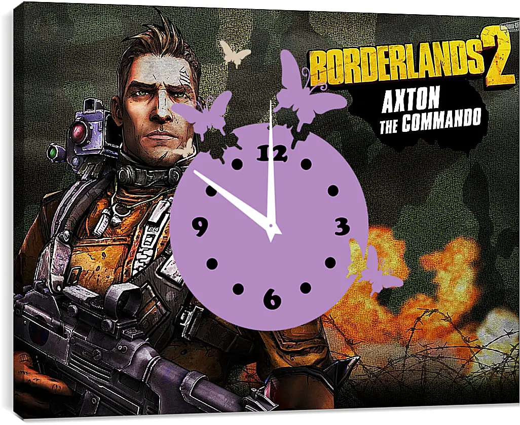 Часы картина - Borderlands
