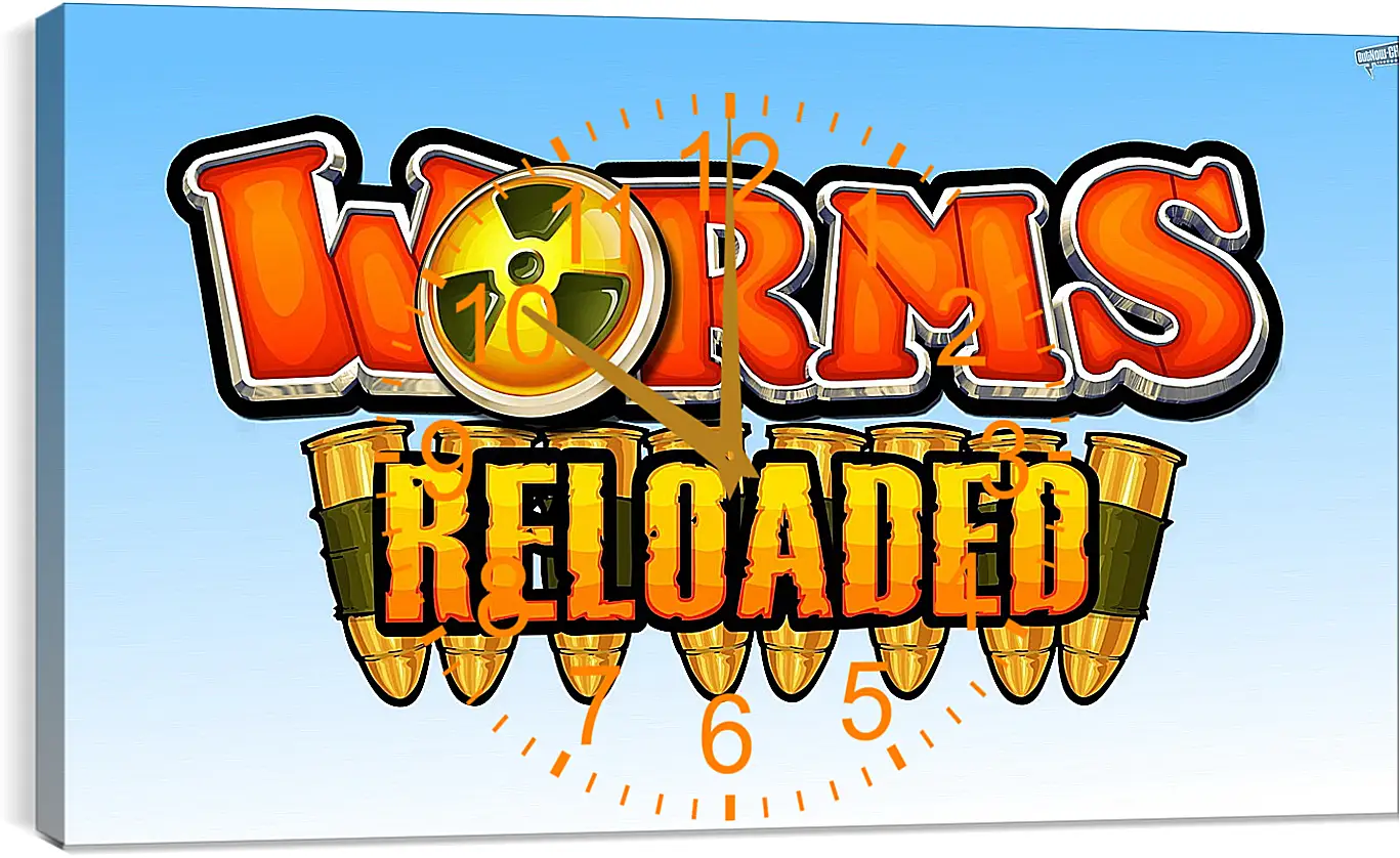 Часы картина - Worms Reloaded
