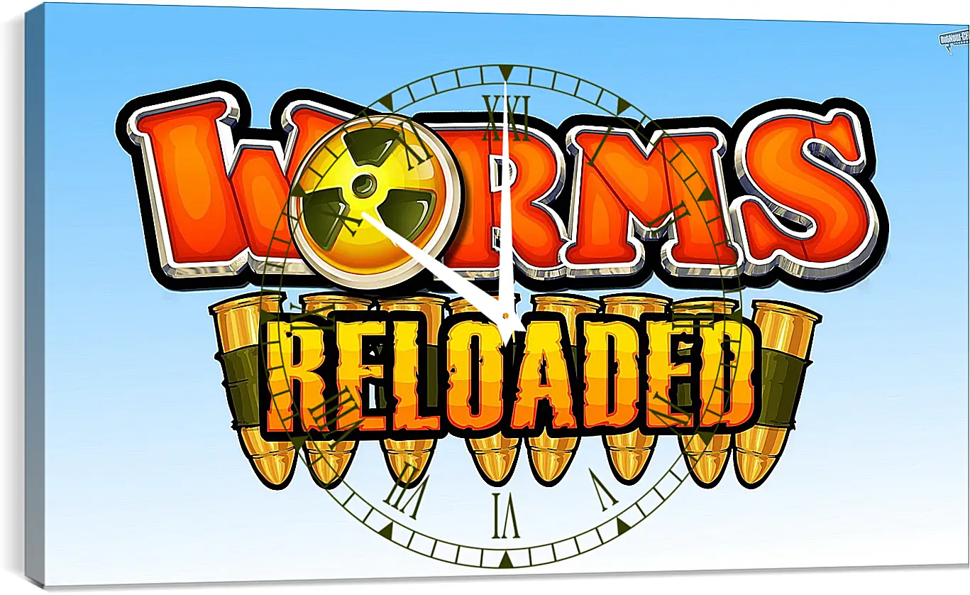 Часы картина - Worms Reloaded
