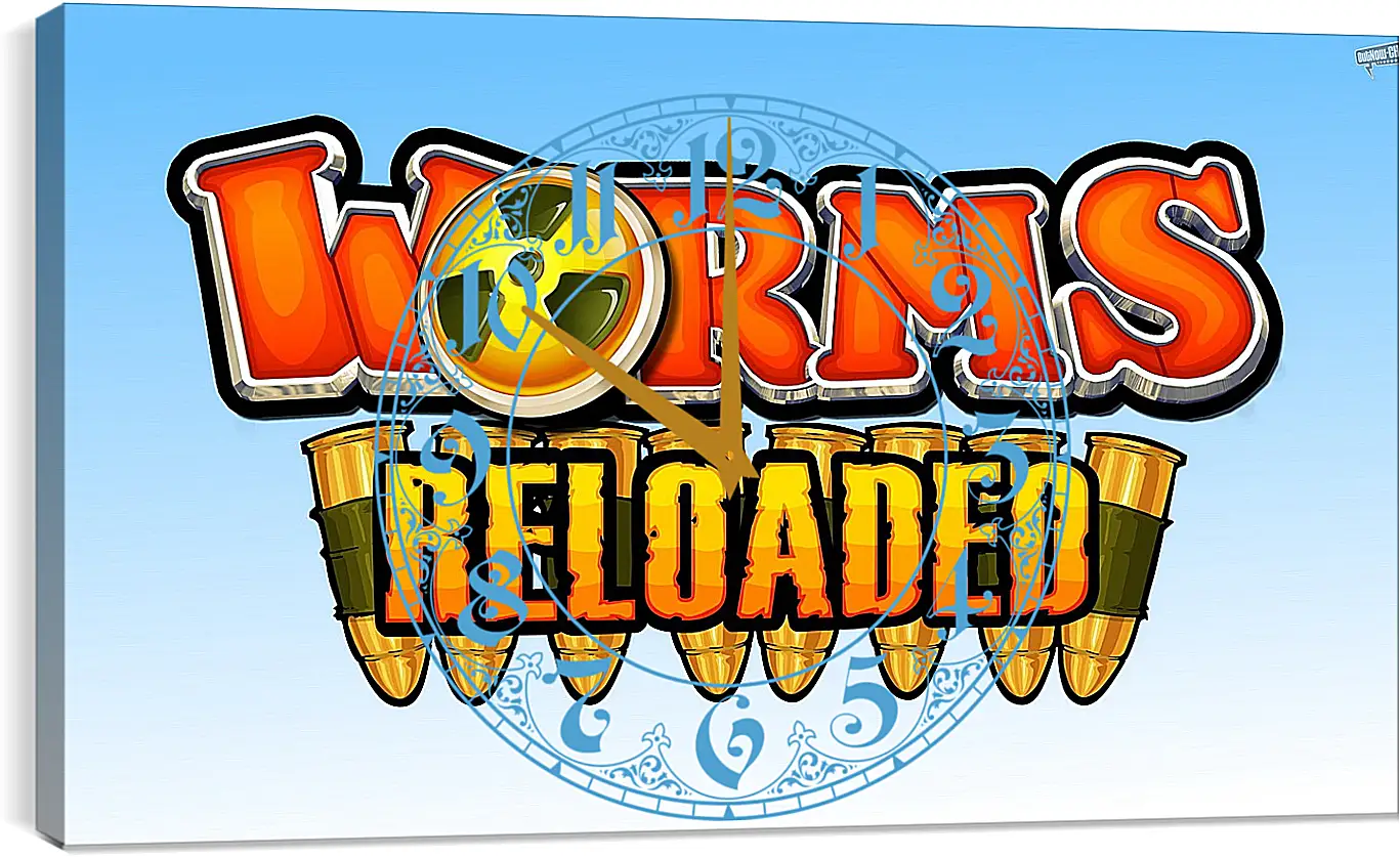 Часы картина - Worms Reloaded
