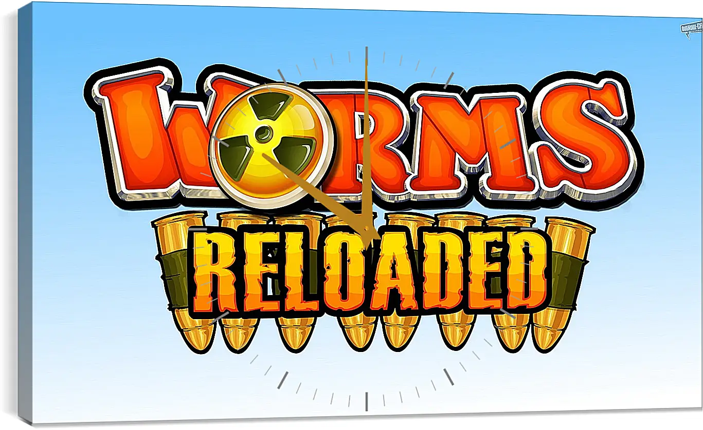 Часы картина - Worms Reloaded
