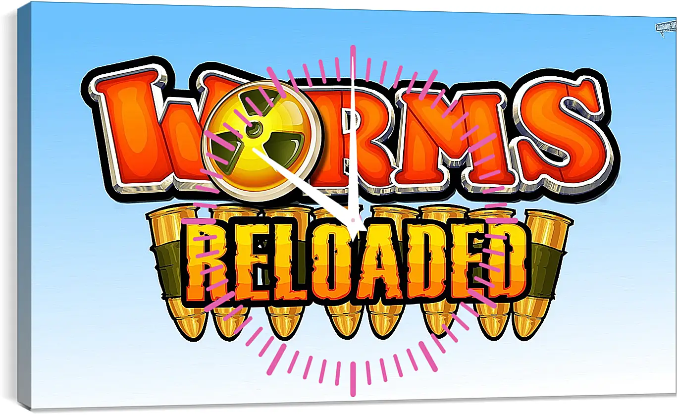 Часы картина - Worms Reloaded
