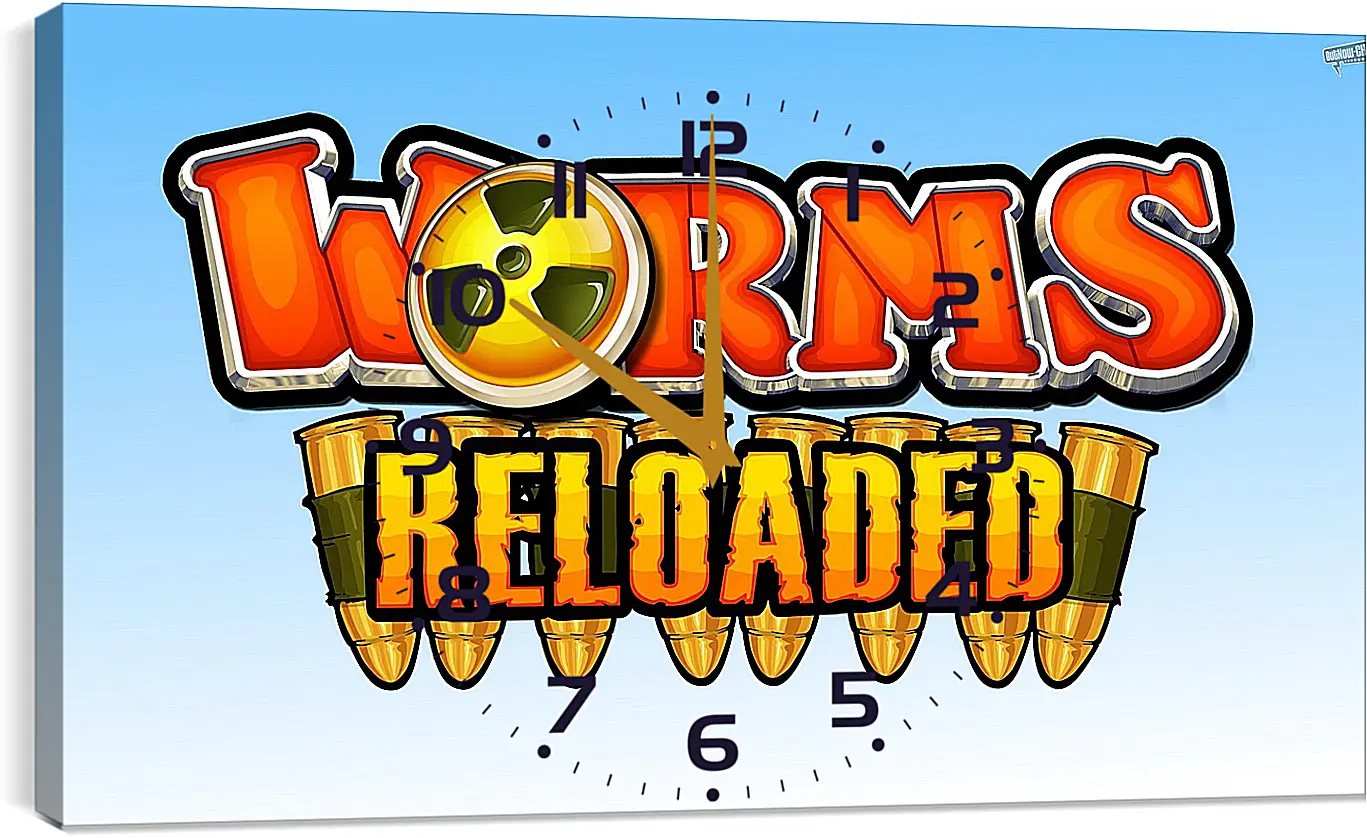 Часы картина - Worms Reloaded
