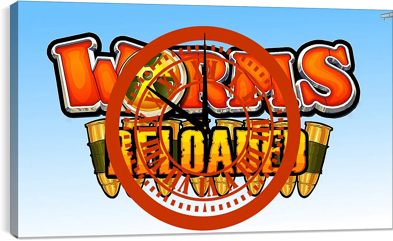 Часы картина - Worms Reloaded
