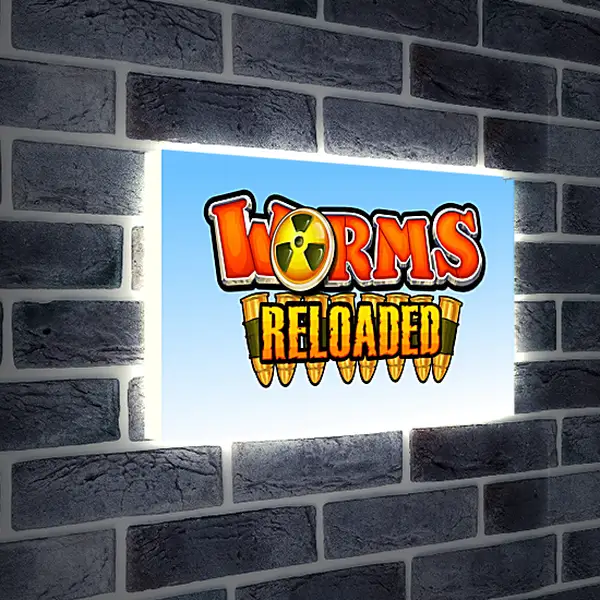 Лайтбокс световая панель - Worms Reloaded
