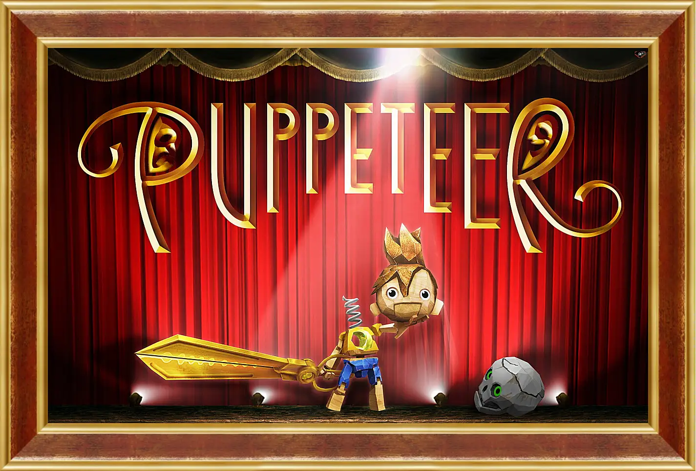 Картина в раме - Puppeteer
