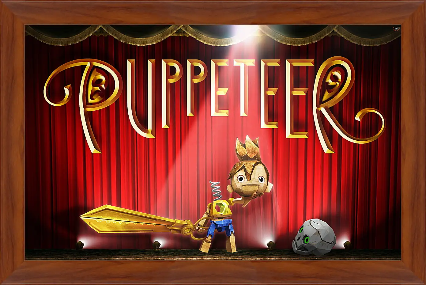 Картина в раме - Puppeteer
