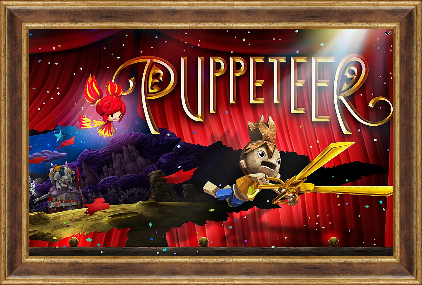 Картина в раме - Puppeteer
