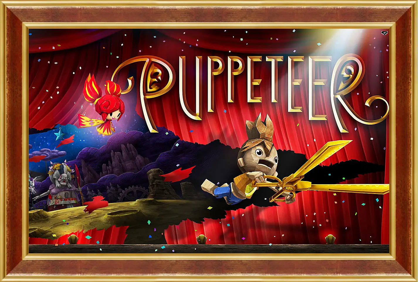 Картина в раме - Puppeteer
