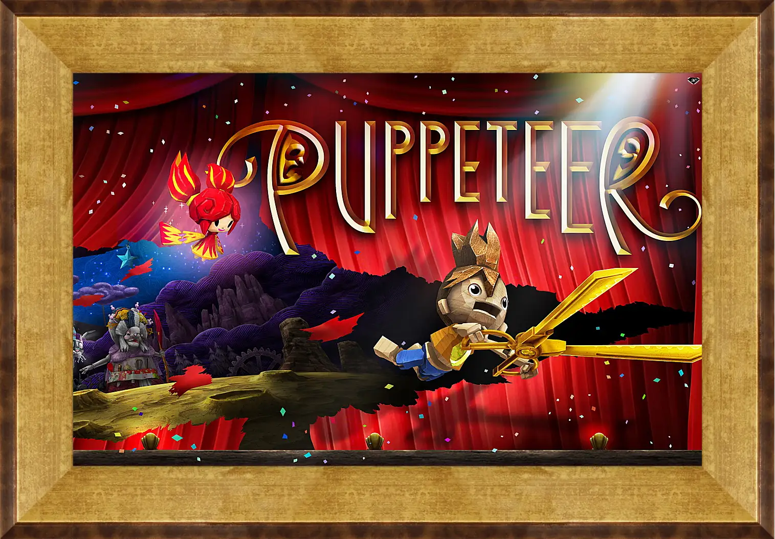 Картина в раме - Puppeteer
