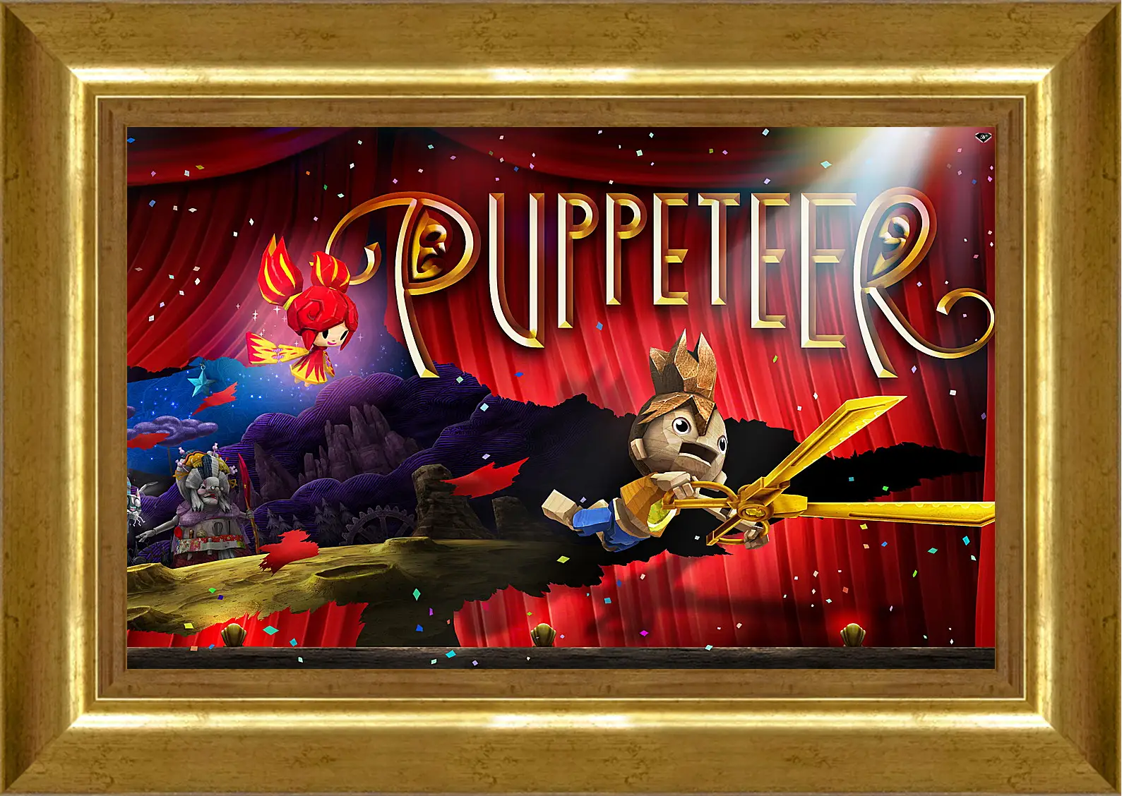 Картина в раме - Puppeteer
