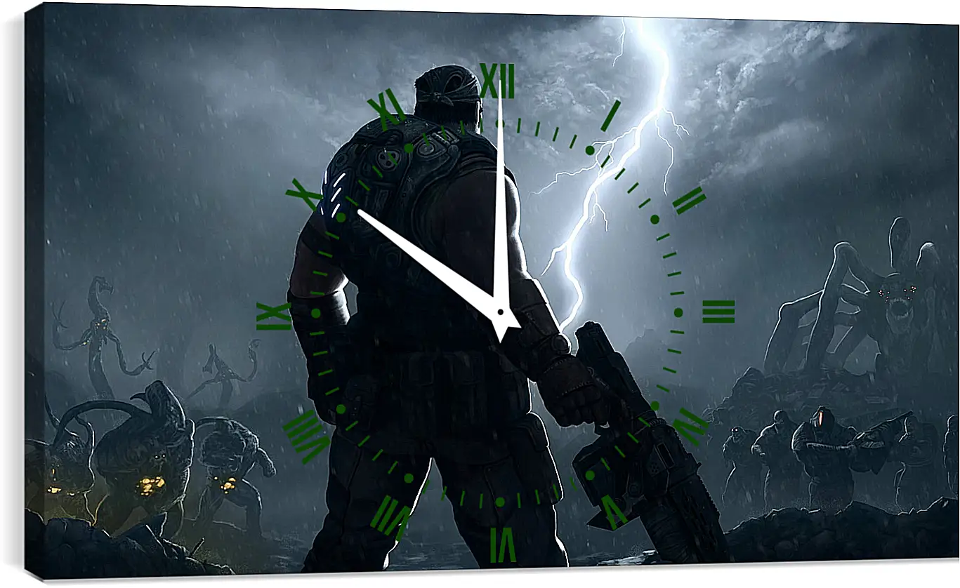 Часы картина - Gears Of War 3
