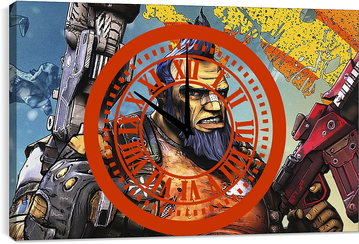 Часы картина - Borderlands 2
