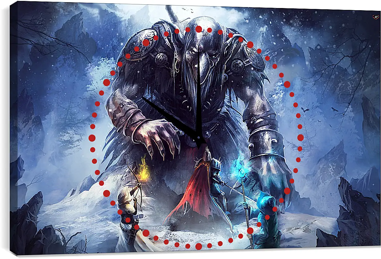 Часы картина - Trine
