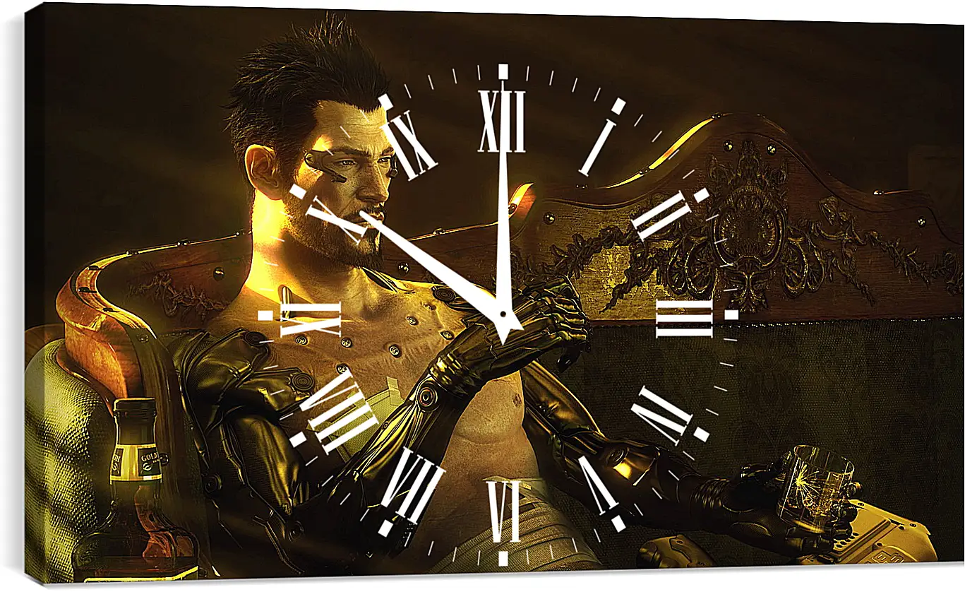 Часы картина - Deus Ex
