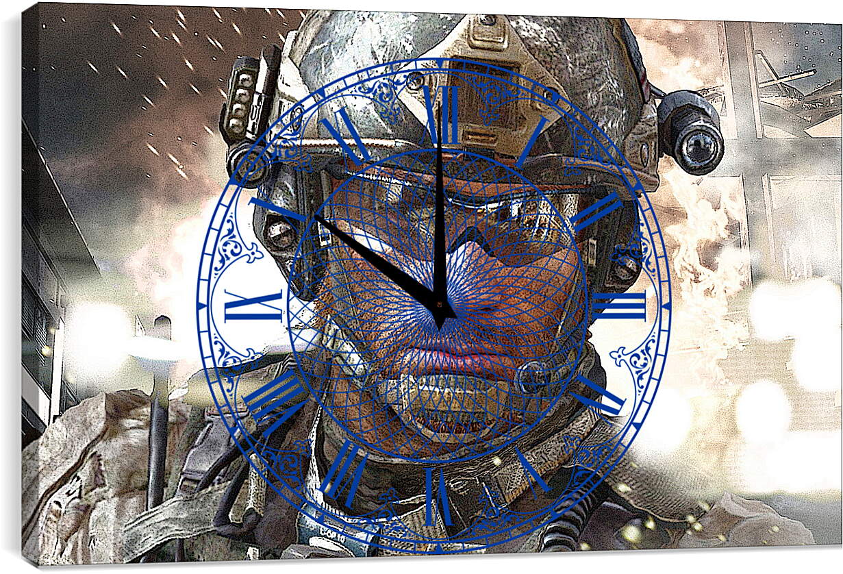 Часы картина - Call Of Duty
