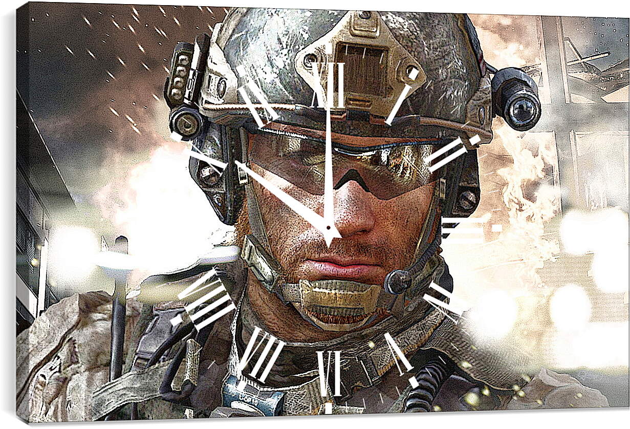 Часы картина - Call Of Duty
