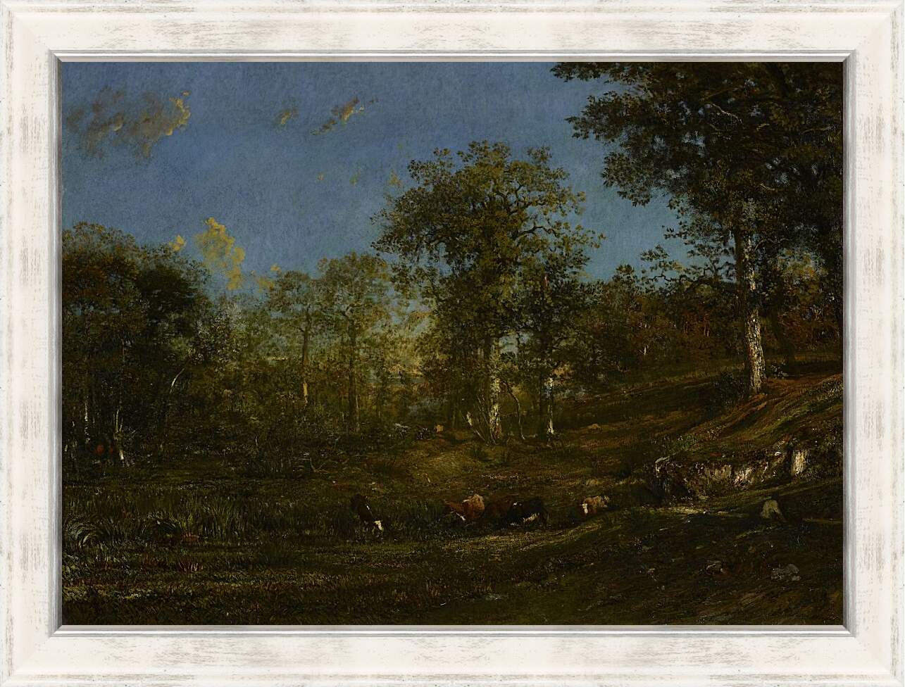 Картина в раме - View of the Pastures of the Limousin. Жюль Дюпре