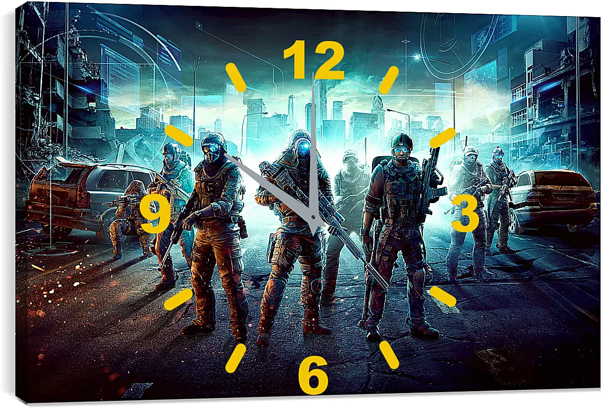 Часы картина - Ghost Recon
