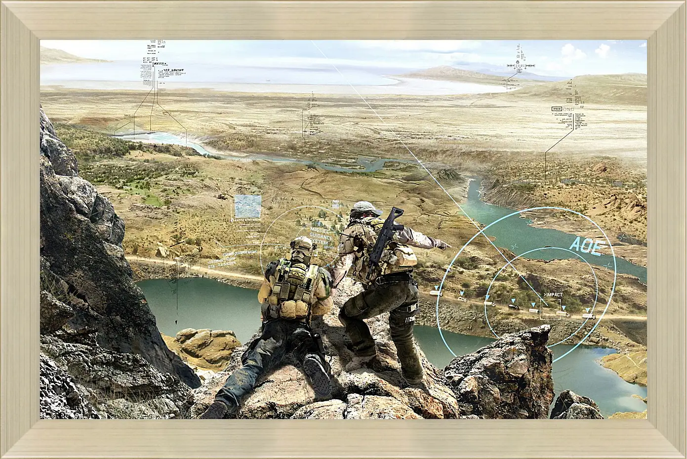 Картина в раме - Ghost Recon
